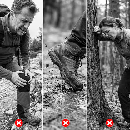 ⛰️🌲 - Könnyű, ütéscsillapító, állítható magasságú, alumínium ötvözetből készült rúd - Túrázáshoz és kempingezéshez alkalmas