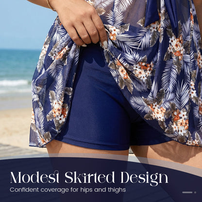 👙 Plus Size Alakformáló Bikini Szett – Hasat Laposító & Dekoltázst Emelő