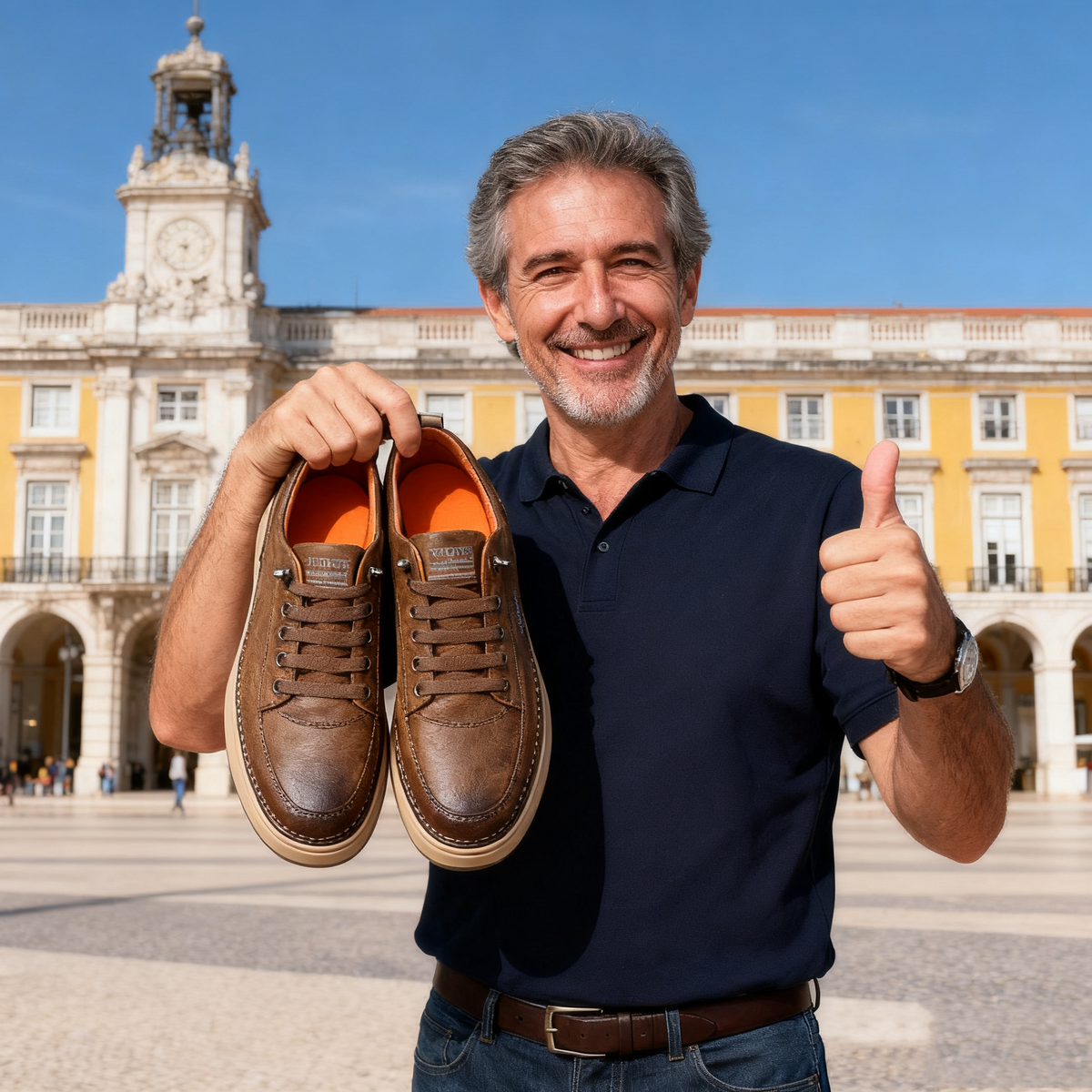 Bstoora® 【⏰¡Hoy a mitad de precio! ⚡】Zapatos de piel española hechos a mano | Elegantes y refinados | Cómodos y transpirables | Alivian el dolor de pies | Acompañan al hombre en cada paso
