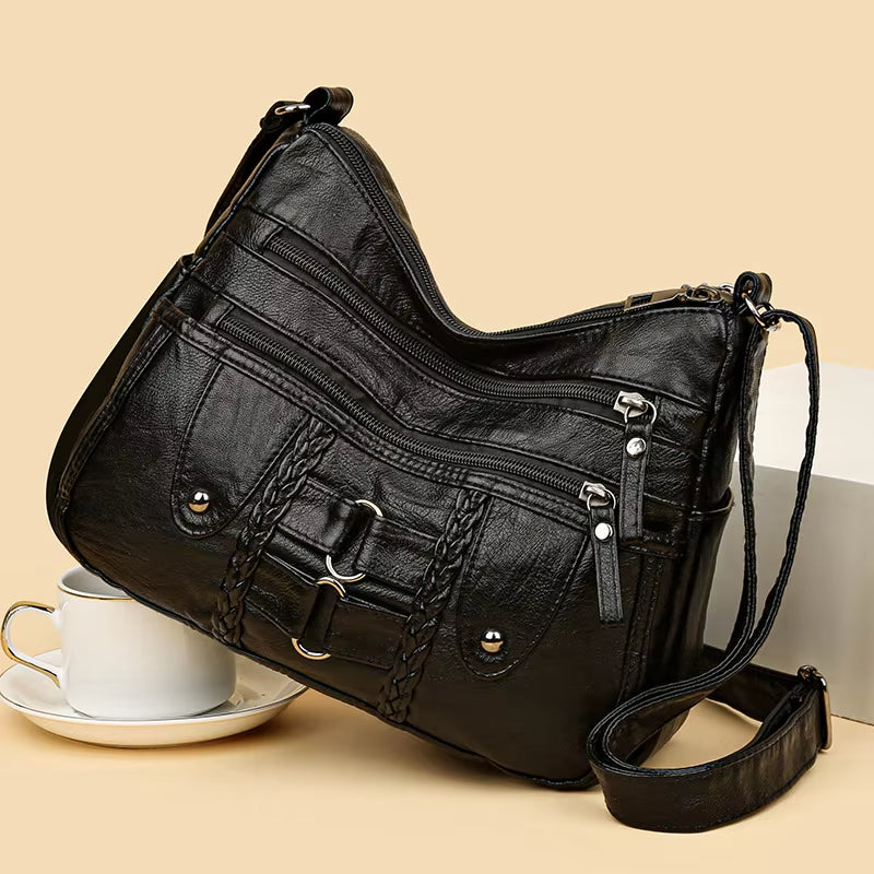 💖 Több Rekeszes, Biztonságos Női Táska – Minden Napi Holmid Elfér Benne, Stílusosan! 🎒🌟