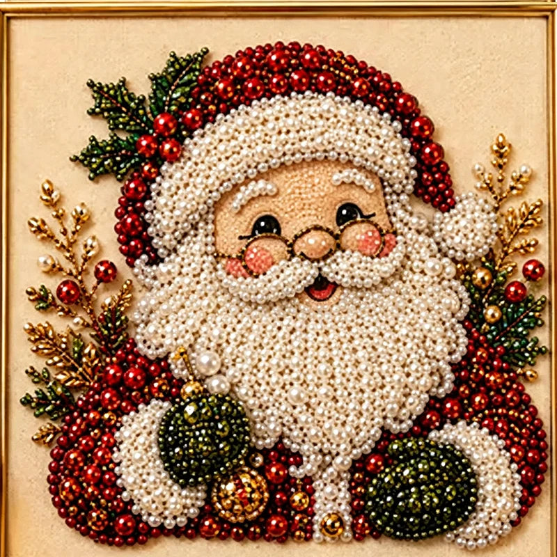 🎄 Karácsonyi Gyöngy és Strassz Festőkészlet – Kézműves DIY Foglalkozás Gyerekeknek és Felnőtteknek