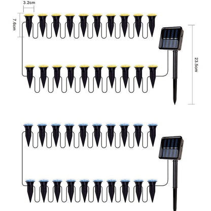 🚨 Napelemes Kerti Út LED Lámpák – Automatikus Érzékelővel 💡