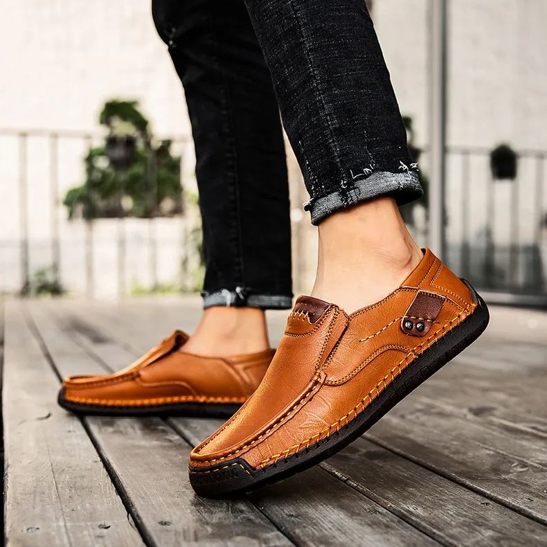 [50% de descuento por tiempo limitado, no te lo pierdas] Diseño ergonómico: zapatos de cuero modernos, suaves y cómodos (más cómodos)