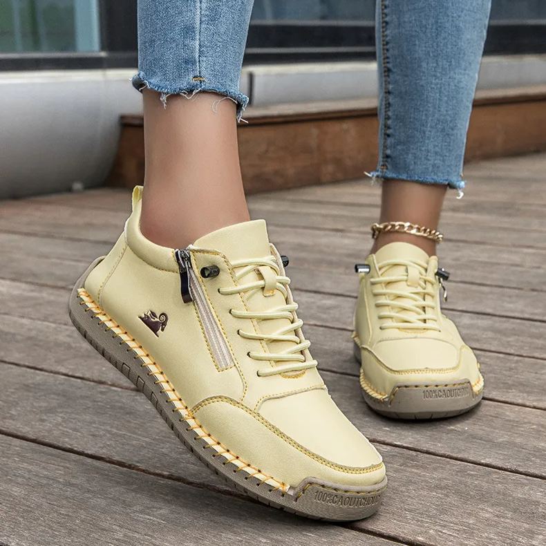 🔥 -50% DTO. | Zapatos Ergonómicos de Piel Premium 👞 Antideslizantes e Impermeables ✅Soporte Plantar, Unisex