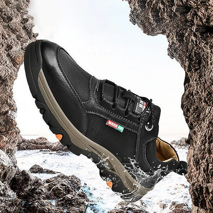 【⏰¡Hoy a mitad de precio! ⚡】Zapatos de piel española hechos a mano | Elegantes y refinados | Cómodos y transpirables | Alivian el dolor de pies | Acompañan al hombre en cada paso